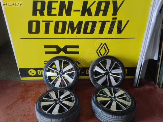RENAULT CLİO 4 İKON JANT TAKIMI LASTİKLER DAHİL YAZLIK TAMİRSİZ