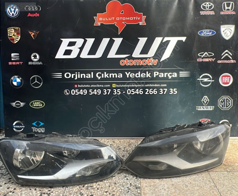 2010-2015 VW Polo için Sağ Sol Ön Far Seti