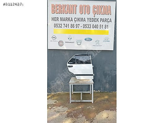 Fiat Tofaş Şahin Doğan Kartal dolu sağ arka kapı 6.750 TL