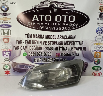 VOLKSWAGEN POLO ORJINAL ÇIKMA SOL FAR