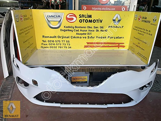 RENAULT CLİO 5 ÖN TAMPON BEYAZ ORJİNAL ÇIKMA YEDEK PARÇ