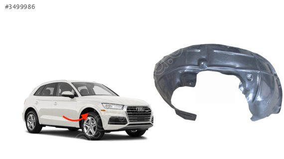 80A821172E AUDI Q5 18-20 CAMURLUK DAVLUMBAZI ON SAĞ .
