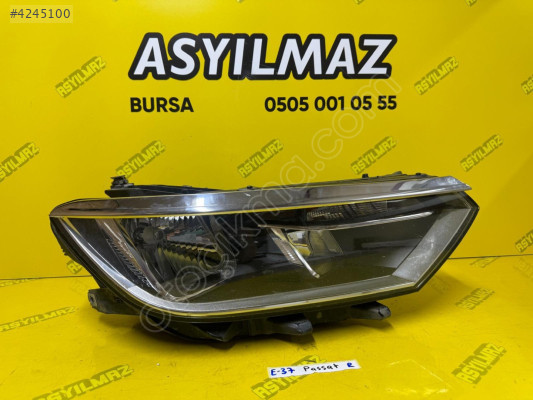 Volkswagen Passat B8 Sağ Ön Far - Orijinal Çıkma Parça