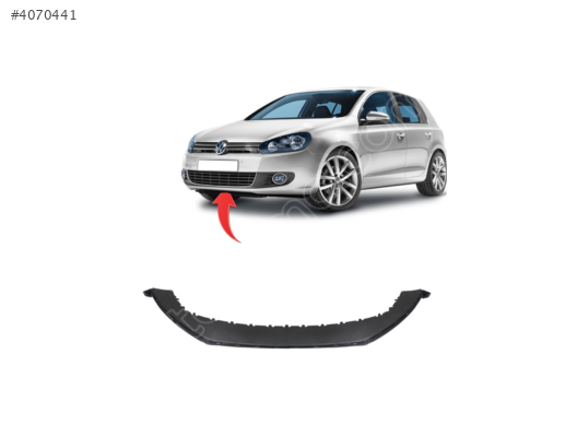 5K0805903A VW GOLF6 2009-2012 ÖN TAMPON ALT SPOYLER