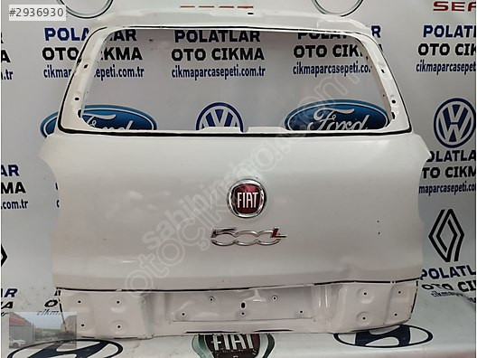 Fiat 500L bağaj kapağı orjinal beyaz ğôçük hasarlı