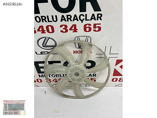 TOYOTA YARİS FAN PERVANESİ ORJİNAL YEDEK PARÇA 19-23 MODEL