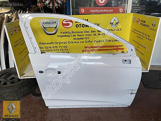 RENAULT CLIO 5 ÇIKMA ORJINAL SAĞ ÖN KAPI VE DİĞER PARÇ