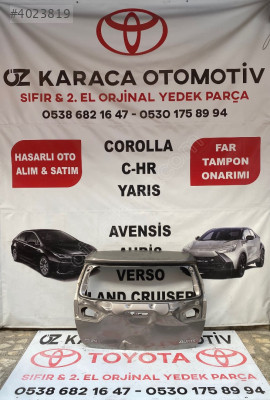 2013-2018 TOYOTA AURİS ÇIKMA ORJİNAL BAGAJ KAPAĞI