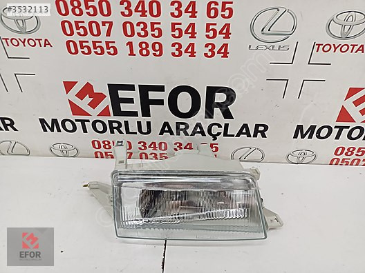 TOYOTA CORONA SIFIR SAĞ FAR 88-90 OEM NO: 81130-2B280