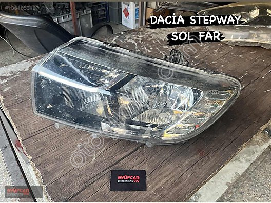Orjinal Dacia Stepway Sol Far LED'li - Eyupcan Oto Çıkma P
