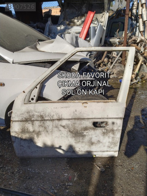 SKODA FAVORİT ÇIKMA ORJİNAL SOL ÖN KAPI