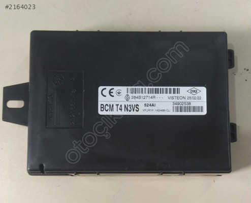 284B12714R RENAULT CAPTUR BCM BEYNİ T4 N3VS