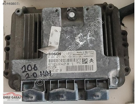 peugeot 2.0 HDI Motor Beyni - 206 Model - Çıkma Parça - 965