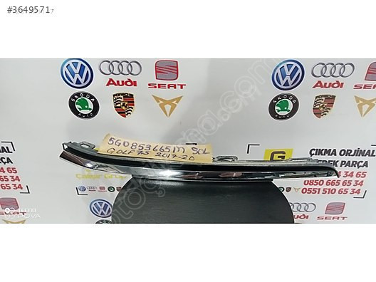 GOLF 7 ÖN TAMPON ORTA IZGARA ÇITASI SOL NİKELAJLİ OEM 5G0853