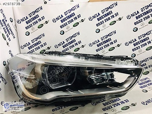 BMW X1 F48 KASA MAKYAJSIZ LEDLİ SAĞ FAR ORJ ÇIKMA 63117472220