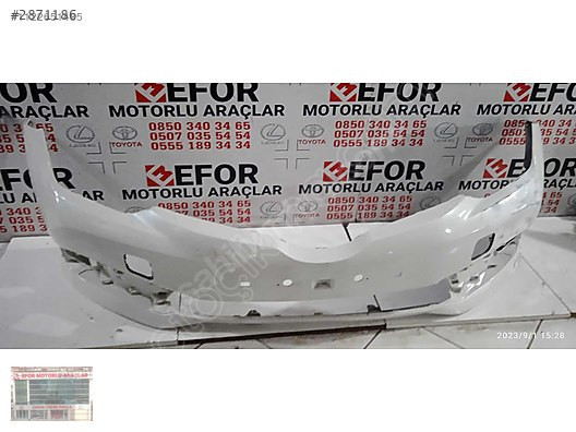 TOYOTA AURİS ÖN TAMPON ÇIKMA ORJİNAL YEDEK PARÇA 15-18