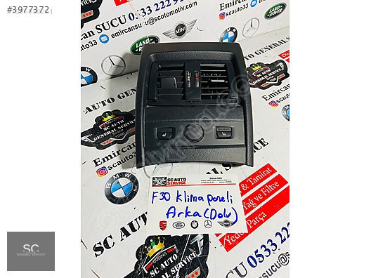 BMW F30 DOLU ARKA KLİMA PANELİ