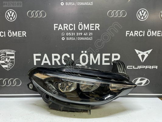 FİAT EGEA SAĞ ÖN FAR ORJİNAL LEDLİ MERCEKLİ KROM KAŞ