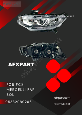 Civic far mercekli ledsiz sağ FC5 2016-2020