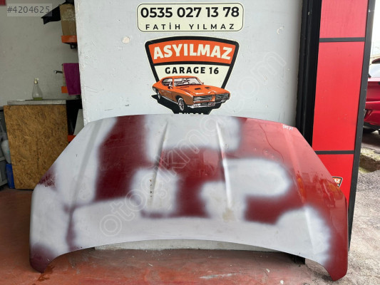 FORD TOURNEO COURİER MOTOR KAPUTU ORJİNAL KIRMIZI