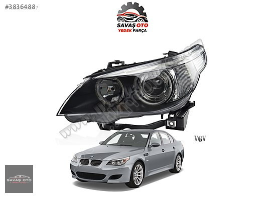 BMW E60 ÖN FAR SAĞ SOL XENON LEDLİ / ADET FİYAT
