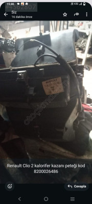 Renault Clio 2 kalorifer kazanı peteği
