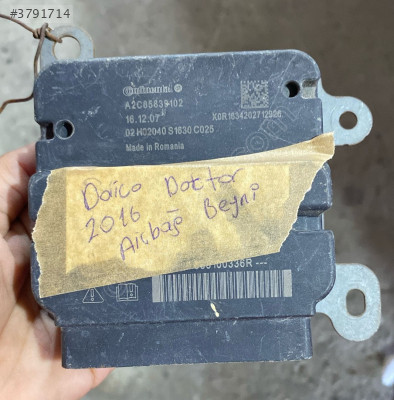Dacia dokker airbag beyni