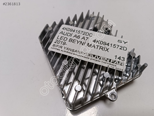 AUDİ A6 A7 LED BEYNİ MATRİX 2019 4K0941572D 4K0941572DC SY