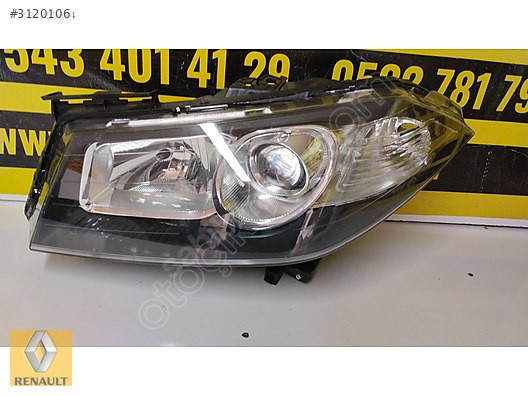 RENAULT MEGAN 2 İÇİ SİYAH MERCEKLİ SOL FAR SIFIR RENKAY OTO