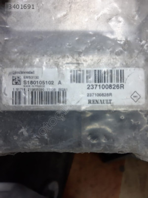 s180105102 a 237100826r ems3130 renaultt clıo motor beyni