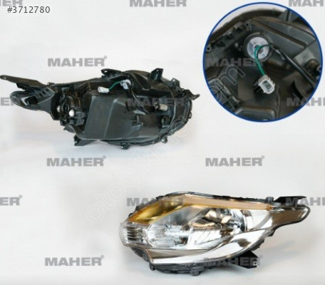 FAR SOL (ELEKTRİKLİ-MOTORSUZ-SARI) MİTSUBİSHİ L200 15-19