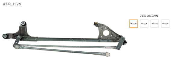 SİLGİ MANEVRA KOLU HONDA CRV 97-01 76530-S10-A01 MANİVELA KOLU