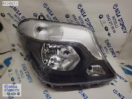MERCEDES SPRİNTER 4 KASA MAKYAJLI SAĞ FAR ORJ A9068202361