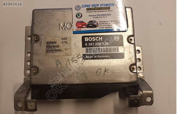 0261200536 ALFA ROMEO 155 1.8 VEYA 2.0 MOTOR BEYNİ