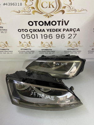 VOLKSWAGEN JETTA SAĞ-SOL FAR TAKIM ORJİNAL ÇIKMA