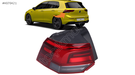 5H0945095D VW GOLF8 2020 SOL DIŞ STOP LAMBASI