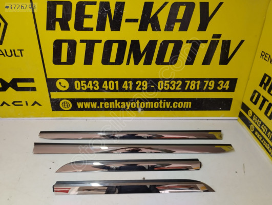 RENAULT CLİO 5 SAĞ SOL ÖN ARKA KAPI ÇITASI ORJ ÇIKMA NİKELAJ KROM