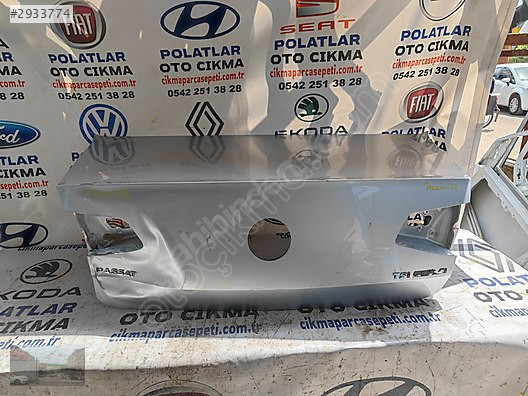 Volkswagen Passat B 8 bağaj kapağı orjinal gıri göçük hasarlı