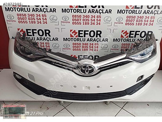 TOYOTA AURİS KOMPLE ÖN TAMPON DOLU ORJİNAL YEDEK PARÇA 15-18