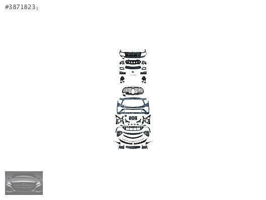 MERCEDES CLS W257 AMG CLS53 SIFIR KOMPLE TAMPON SETİ