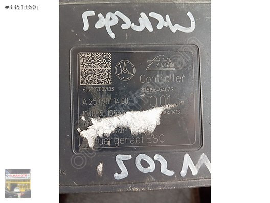 A 253 901 14 00 MERCEDES W2O5 ABS BEYNİ