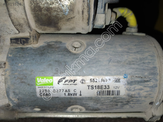 ts18e33 Opel Astra Corsa 1.3 CDTI Marş Dinamosu Çıkma