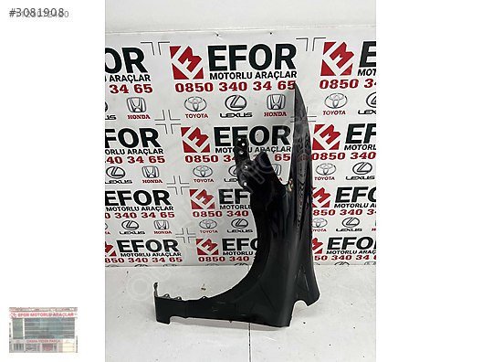 HONDA CİVİC SOL ÖN ÇAMURLUK FD6 ÇIKMA ORJİNAL YEDEK PARÇA 06-12