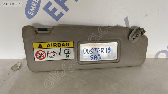 dacia duster 2019 sağ sol güneşlik (güneşlik) (son fiyat)