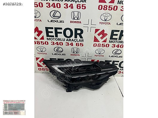 TOYOTA CHR SAĞ FAR ÇIKMA ORJİNAL YEDEK PARÇA 2024 MODEL