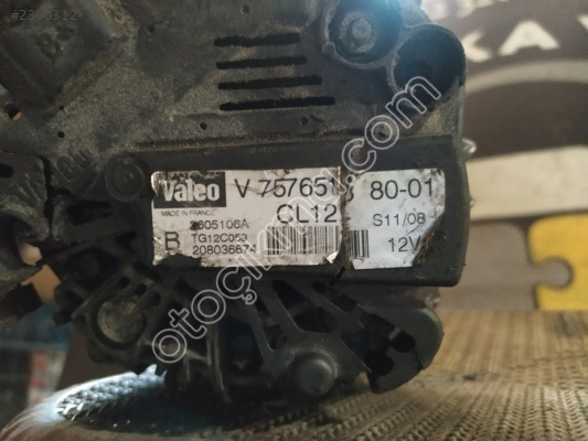 7576513 Mini Cooper R56 1.6 VTİ Şarj Dinamosu Çıkma Orijinal