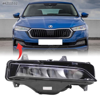 Skoda Octavia Sağ Sis Farı 2021 Sonrası 5E3941700