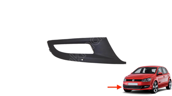 6R0853666D VW POLO 10-14 ÖN TAMPON SİS KAPAĞI SAĞ SİSLİ