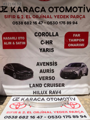 2019-2025 TOYOTA COROLLA ÇIKMA ORJINAL TAMPON DEMİRİ