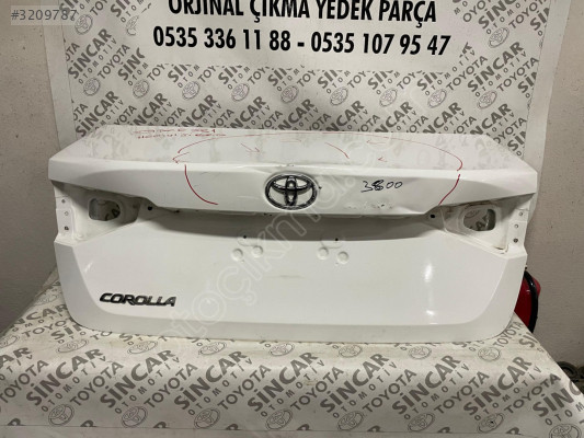 TOYOTA COROLLA 2019 2024 ARKA BAGAJ KAPAĞI ÇIKMA ORJİNALL